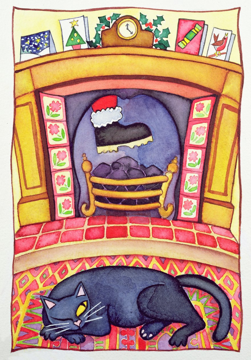 Noel Baba Bacadan Aşağı Geliyor by Cathy Baxter
