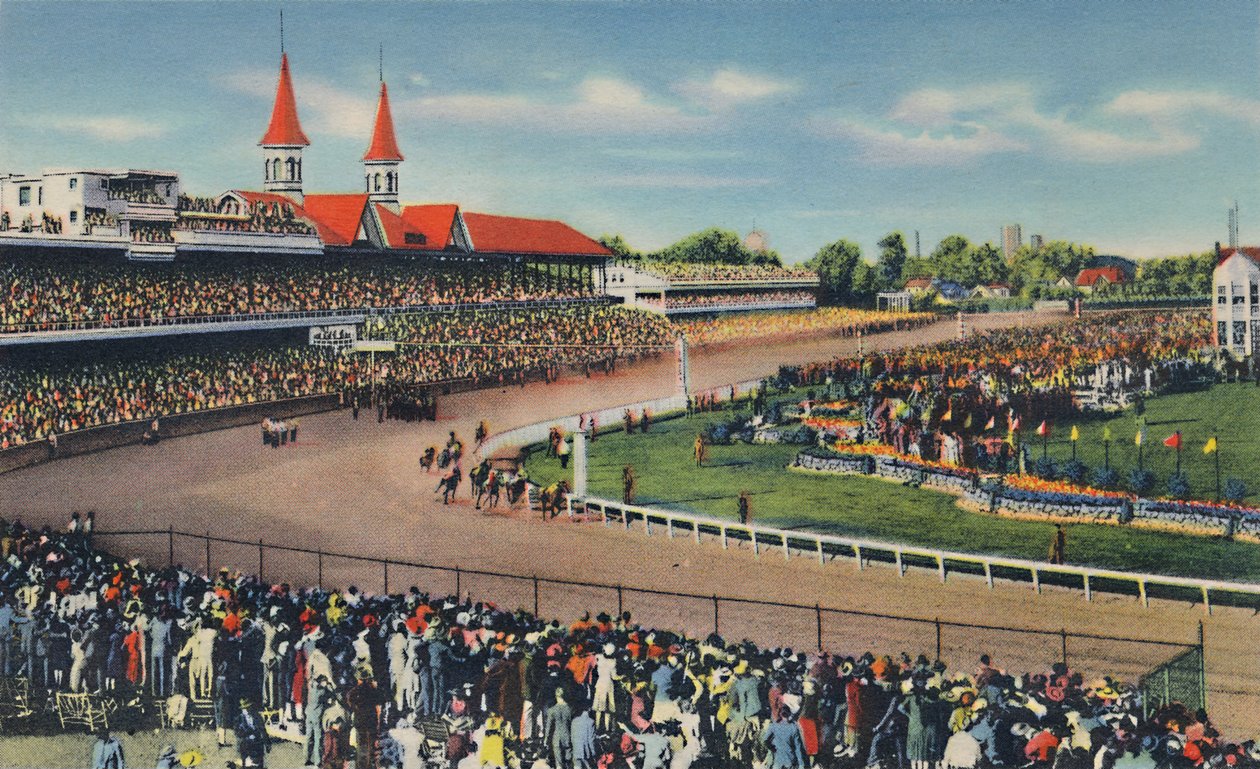 Kentucky Derbisi Hatırası, 1942 by Caufield and Shook