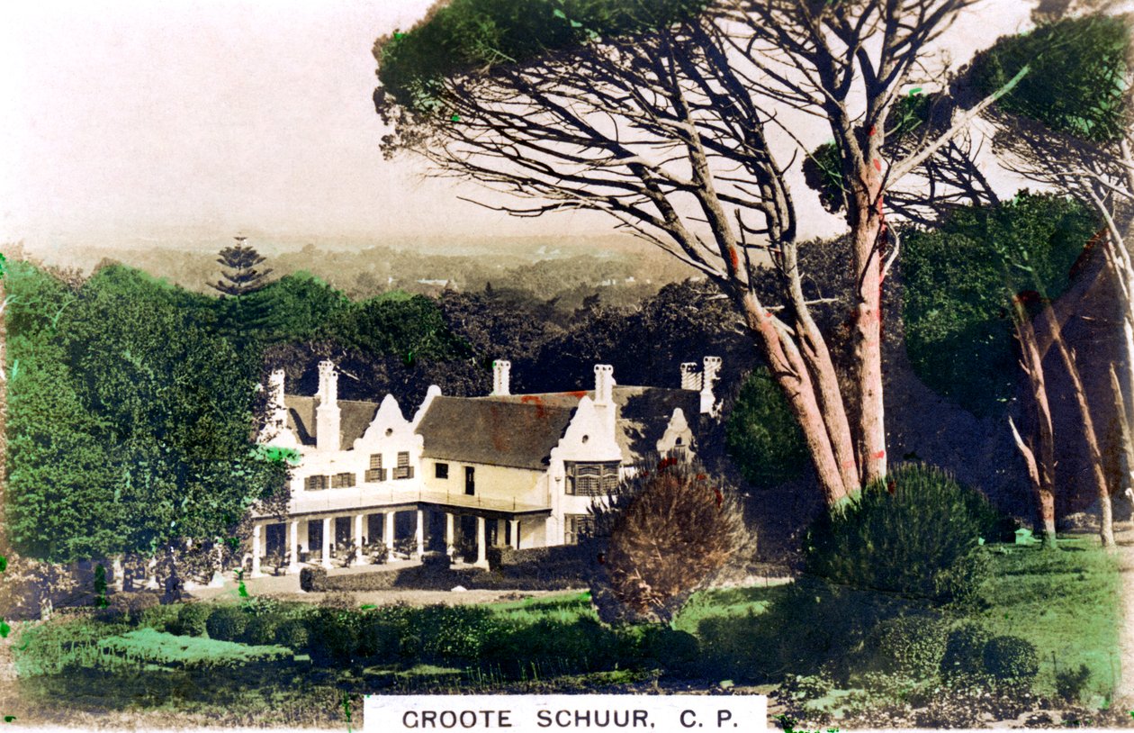 Groote Schuur Evi, Cape Town, Güney Afrika, c1920