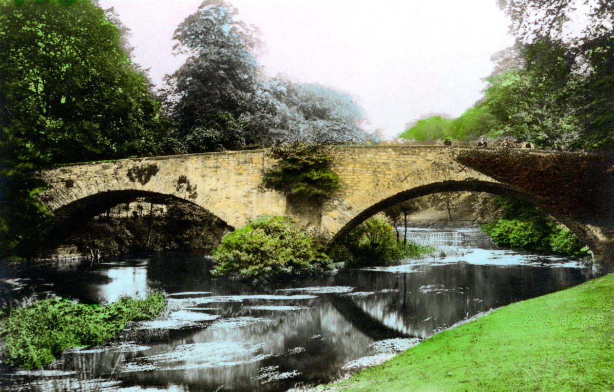Levens Köprüsü, Kendal, Cumbria, 1926. by Cavenders Ltd