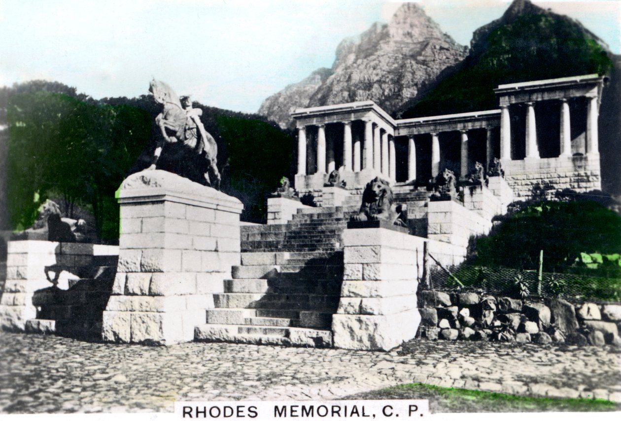 Rodos Anıtı, Devils Peak, Cape Town, 1920