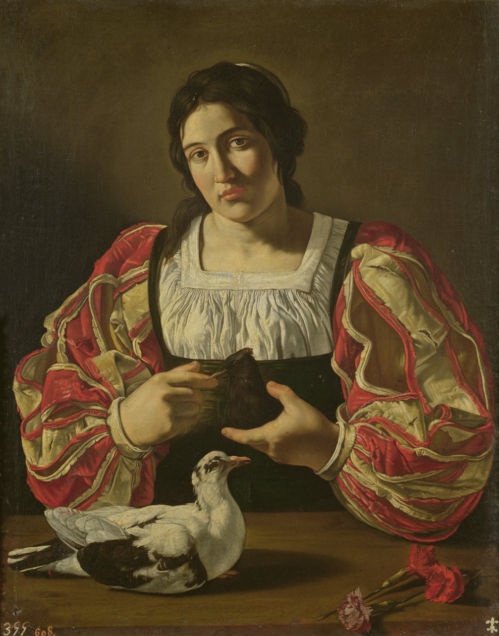 Güvercinli Kadın by Cecco de Caravaggio