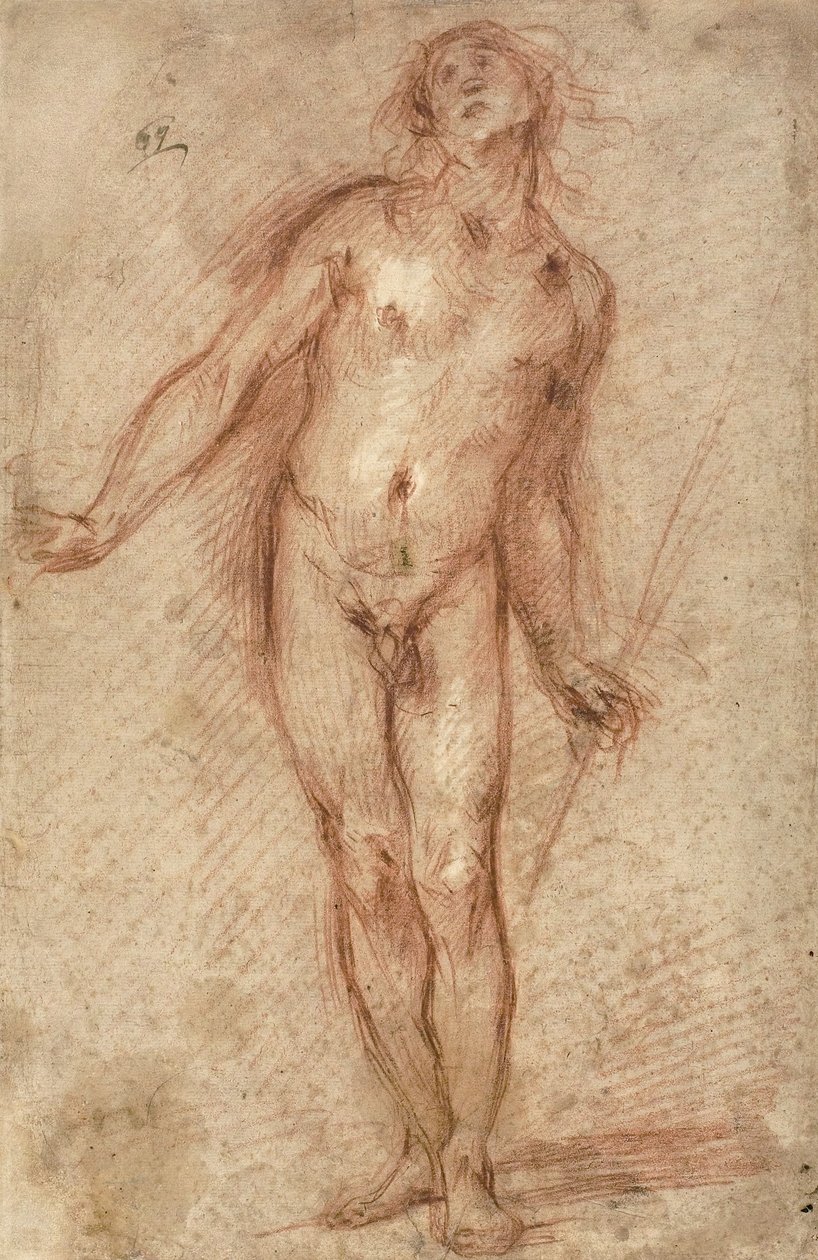 Çıplak erkek, 1637-38 by Cecco Bravo