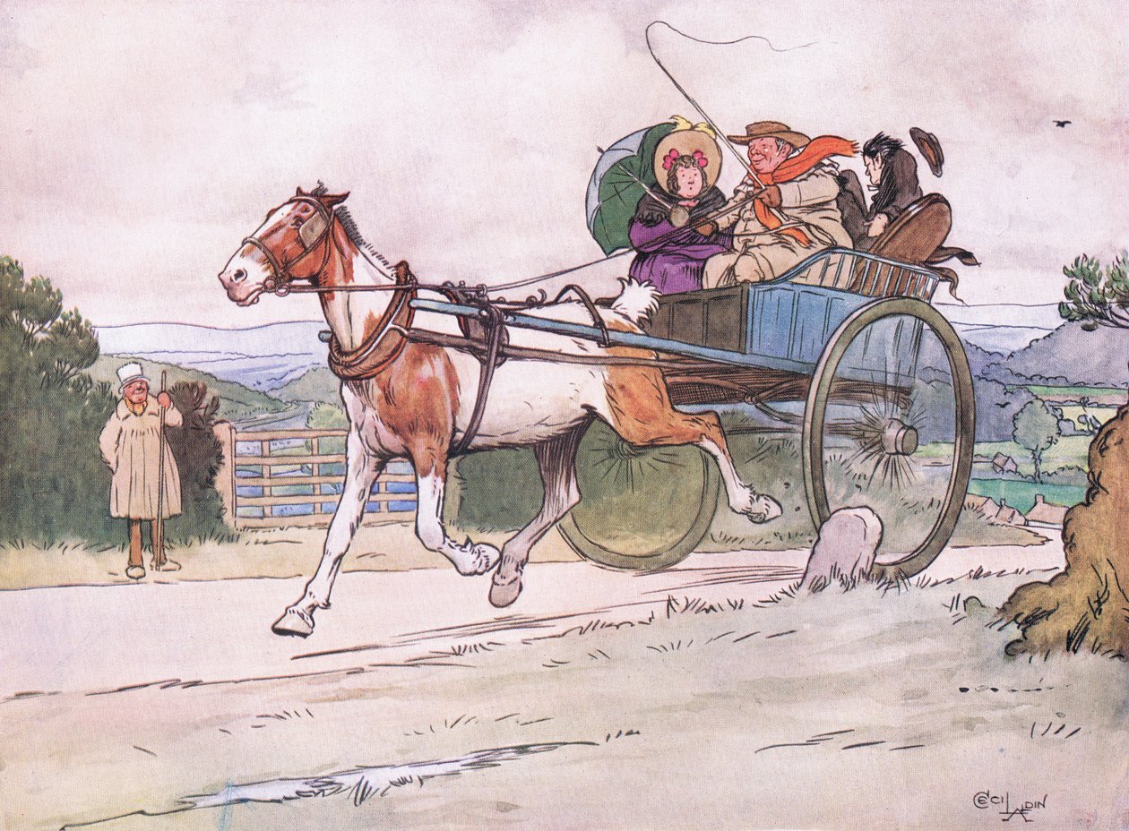 eski benekliyi sürdüm by Cecil Charles Windsor Aldin