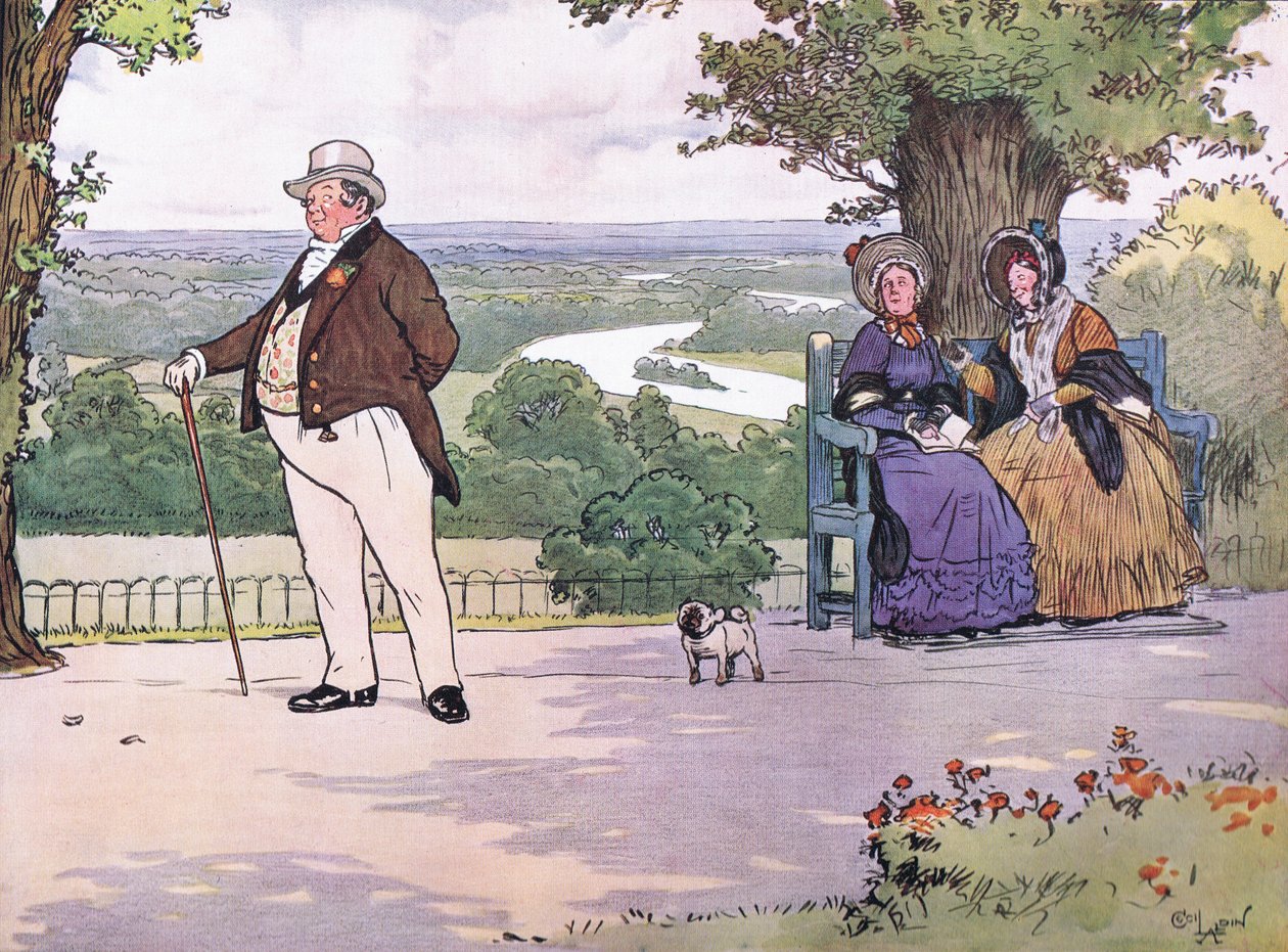 Bekar durumdaki çok sayıda yaşlı hanımın hayranlığı by Cecil Charles Windsor Aldin