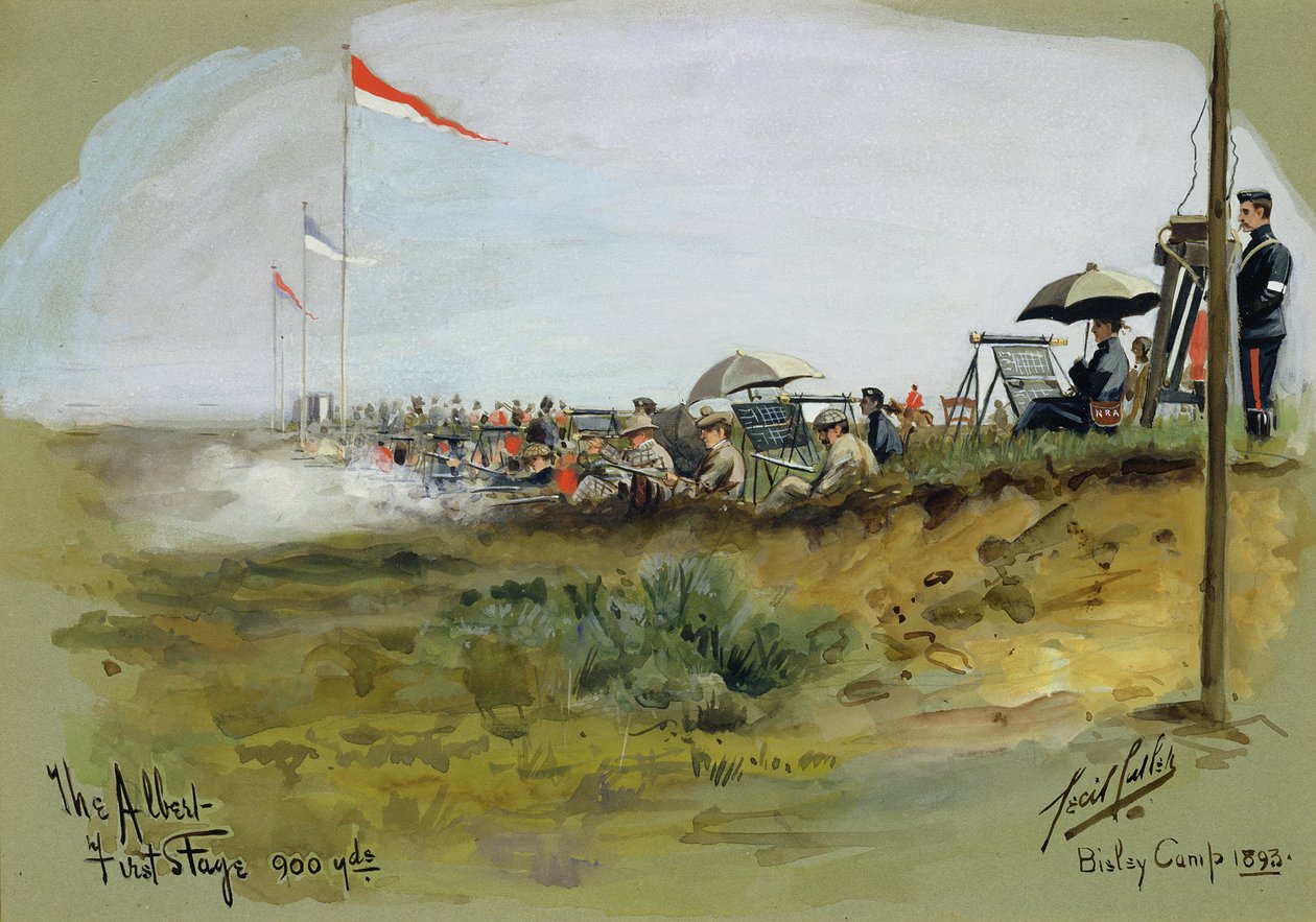 Albert - Birinci Aşama, 900 yard, Bisley Kampı, 1893 by Cecil Cutler