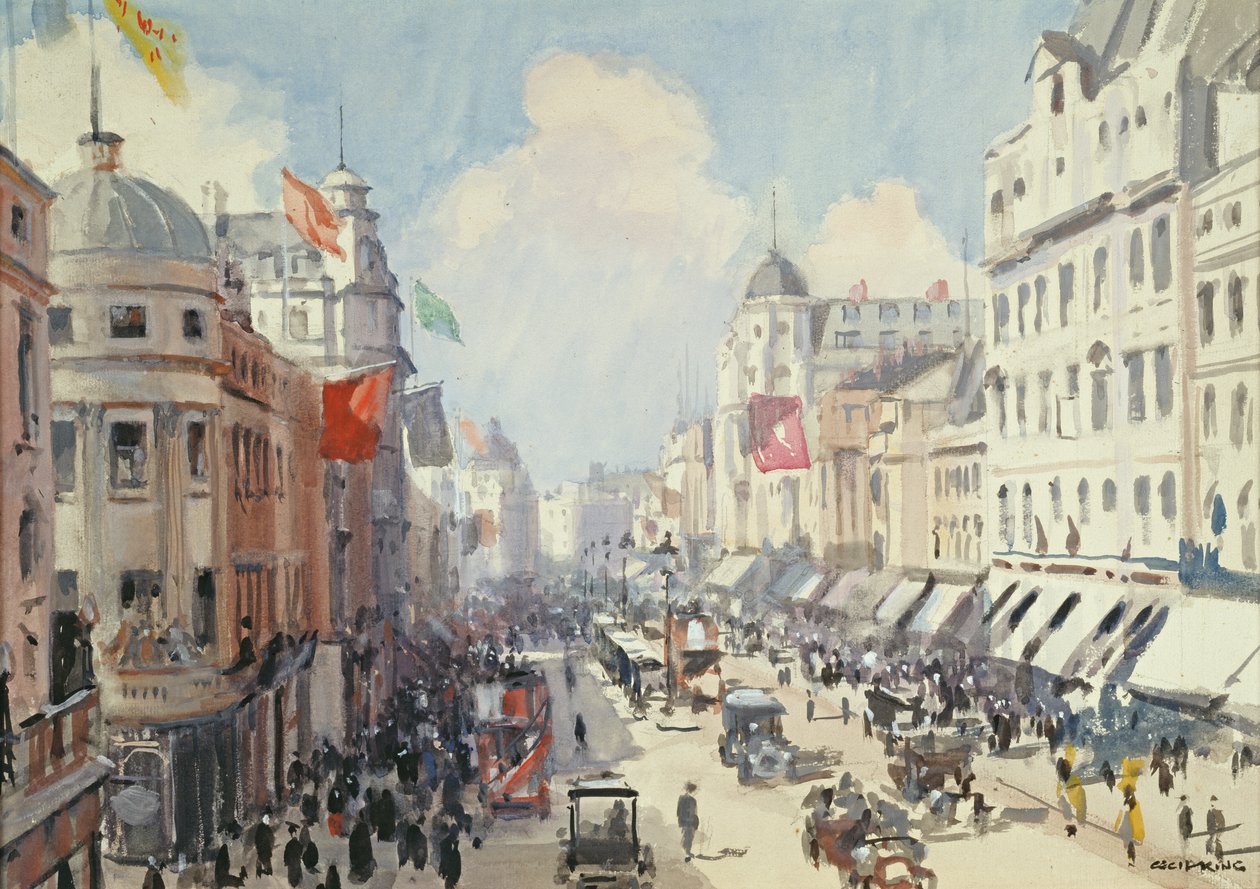 Regent Caddesi, Londra by Cecil King