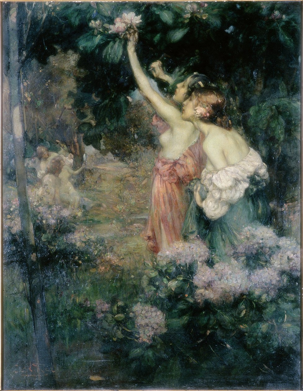 ಫೀಲ್ಡ್ಸ್ ಎಲಿಸಿಯನ್, ಸಿ.1906 ಟರ್ಕ್ by Cecil William Rea