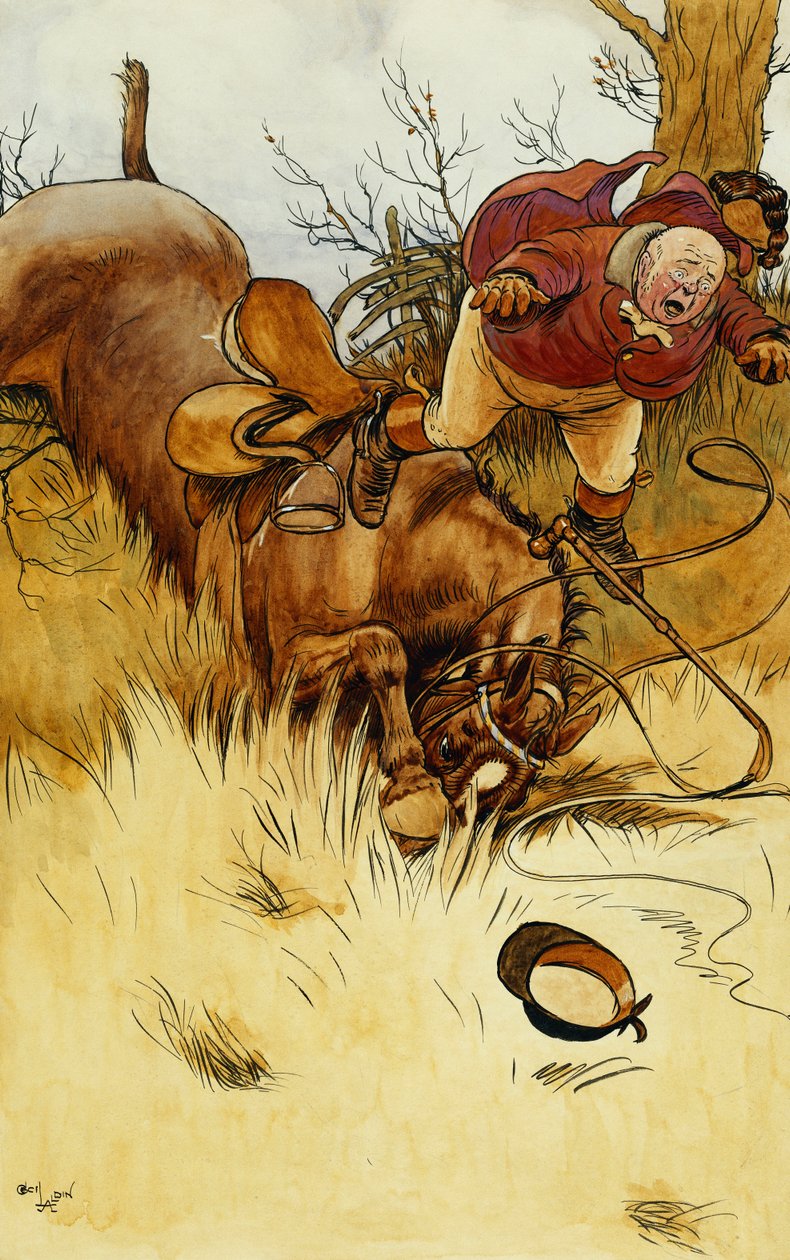 Düşüş "Korkunç Bir Şeydir", by Cecil Charles Windsor Aldin