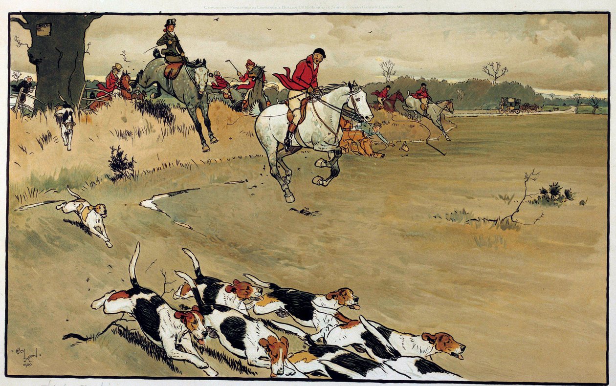 Av sahnesi, Cecil Aldin
