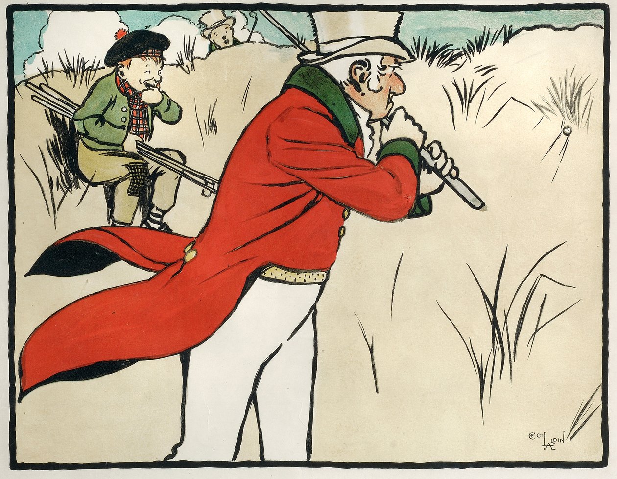 Eski İngiliz Sporları ve Oyunları: Golf by Cecil Charles Windsor Aldin