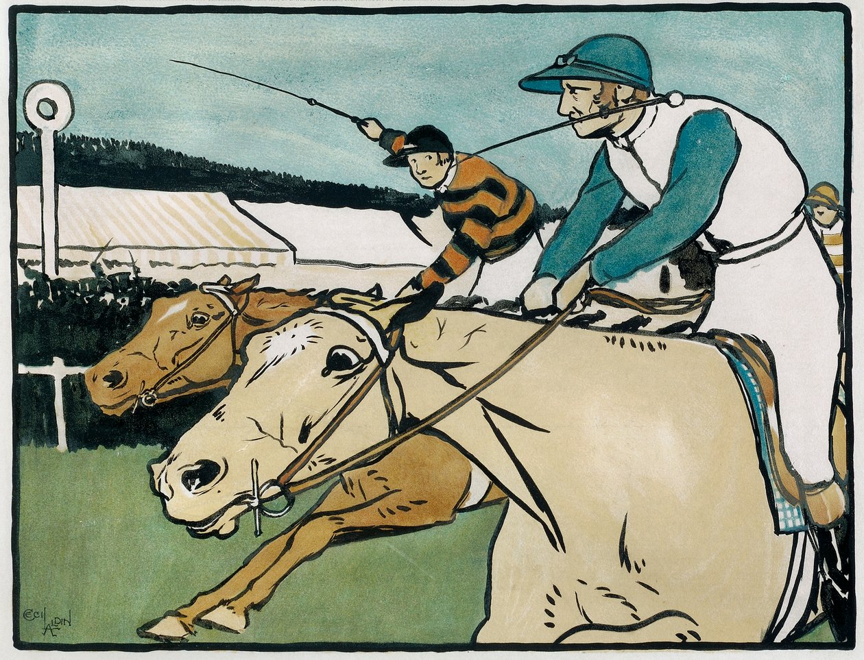 Eski İngiliz Sporları ve Oyunları: Yarış by Cecil Charles Windsor Aldin