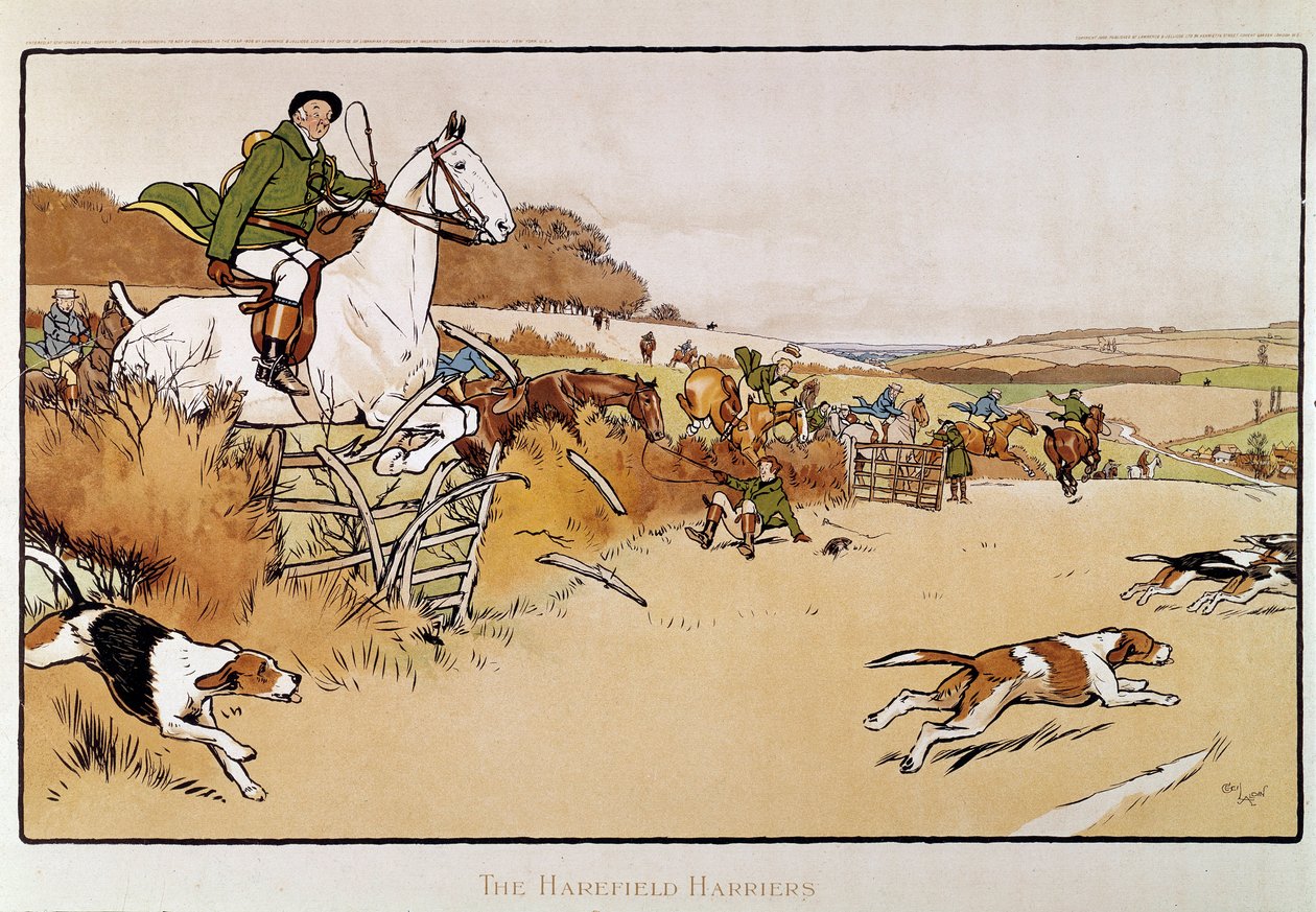 Suluboya Cecil Aldin (1870-1935) 19. yüzyıl Özel Koleksiyonu by Cecil Charles Windsor Aldin