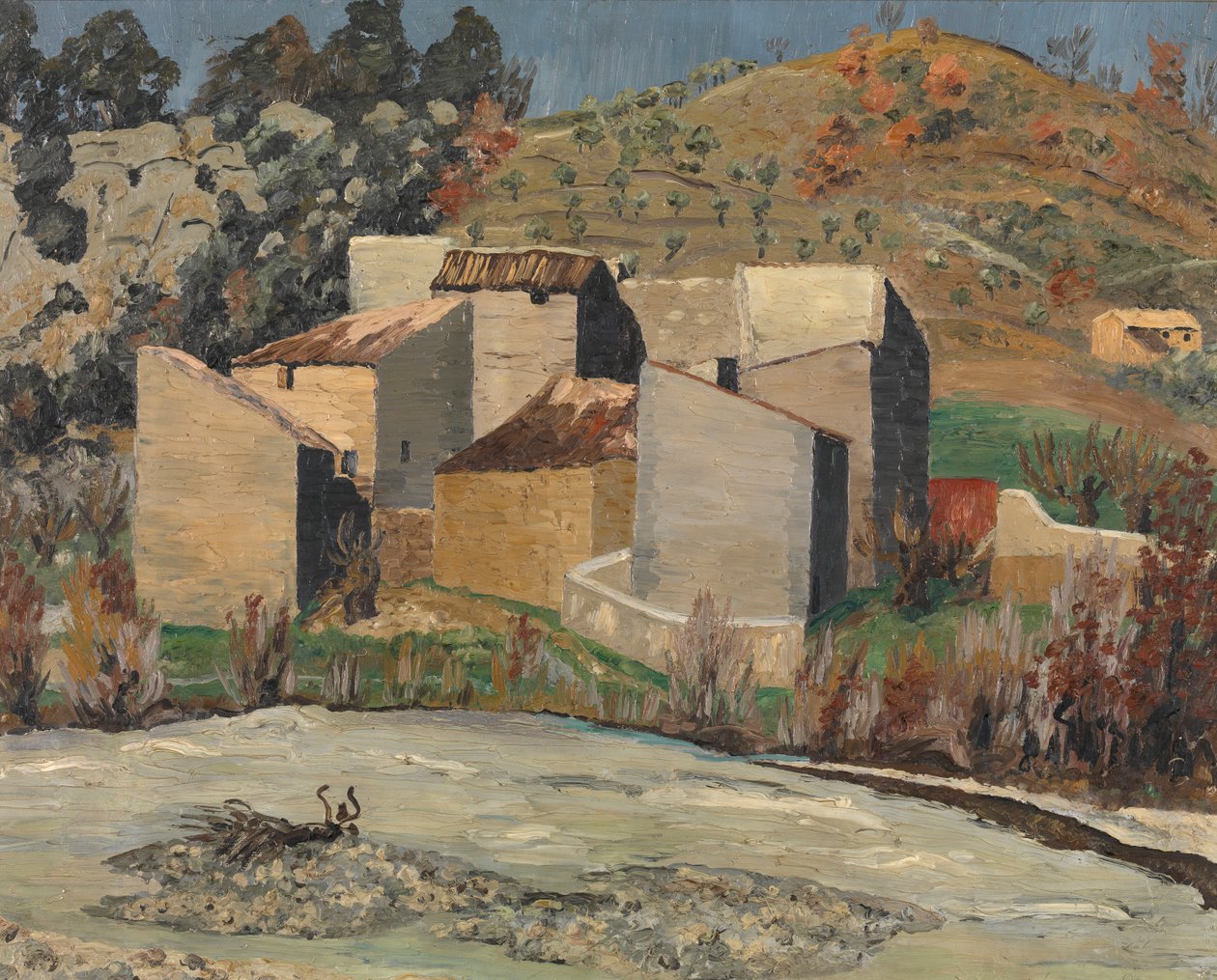 Ceret'in görünümü by Cedric Morris