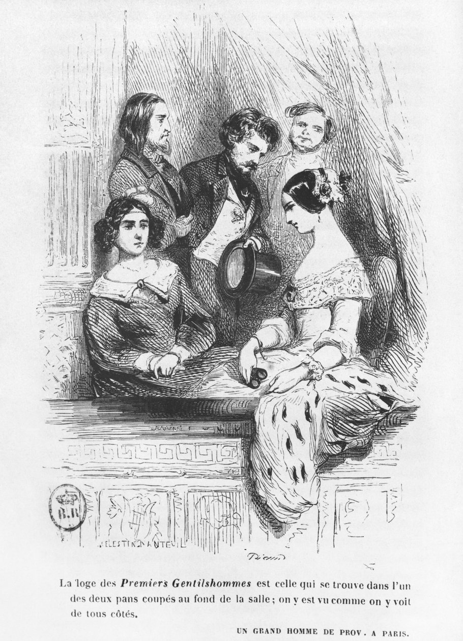 Premiers Gentilhommes tiyatro kutusu, Honore de Balzac
