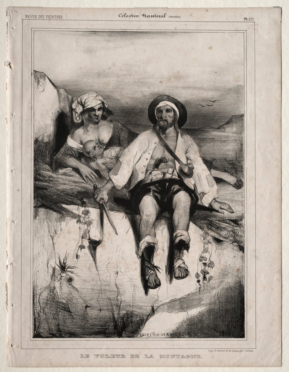 Dağdan Gelen Hırsız. by Celestin Francois Nanteuil