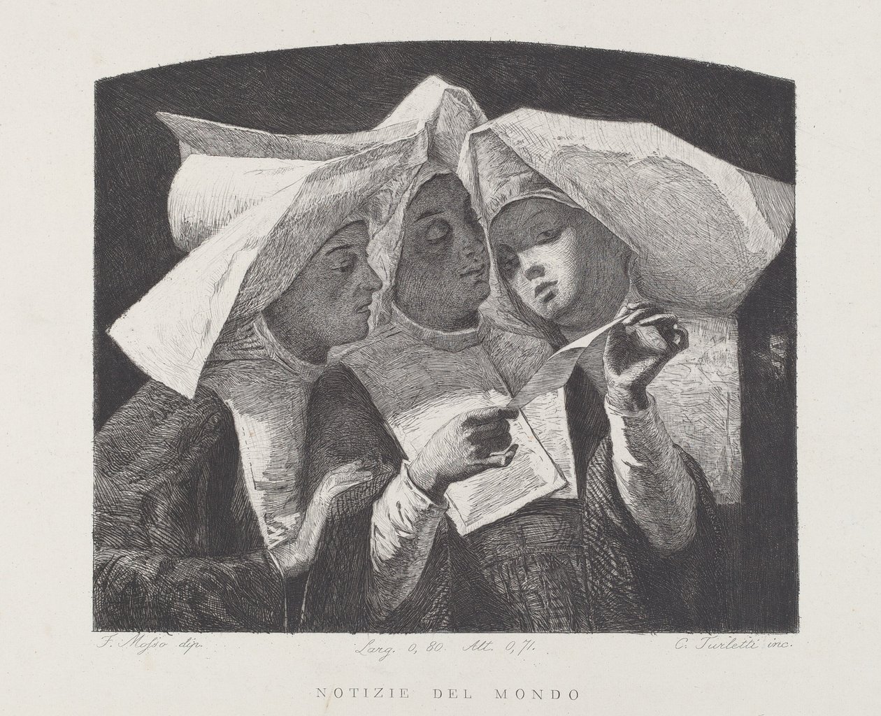 Dünyadan haberler [Dünyadan Haberler] by Celestino Turletti, after Francesco Mosso
