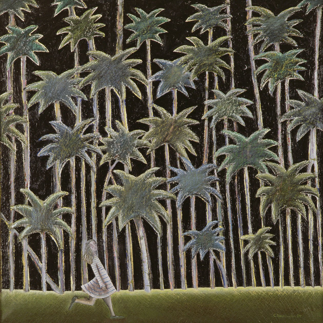 Ülkede Bir Yürüyüş, 1989 by Celia Washington