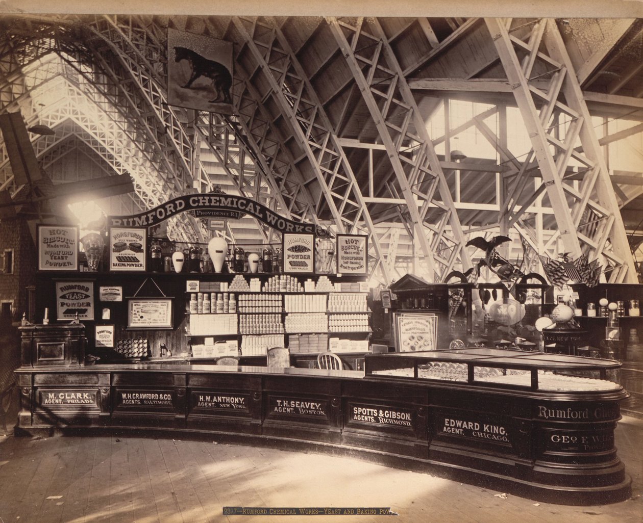 Rumford Chemical Works - Maya ve Kabartma Tozu, Centennial Sergisi, Philadelphia by Centennial Photographic Co.