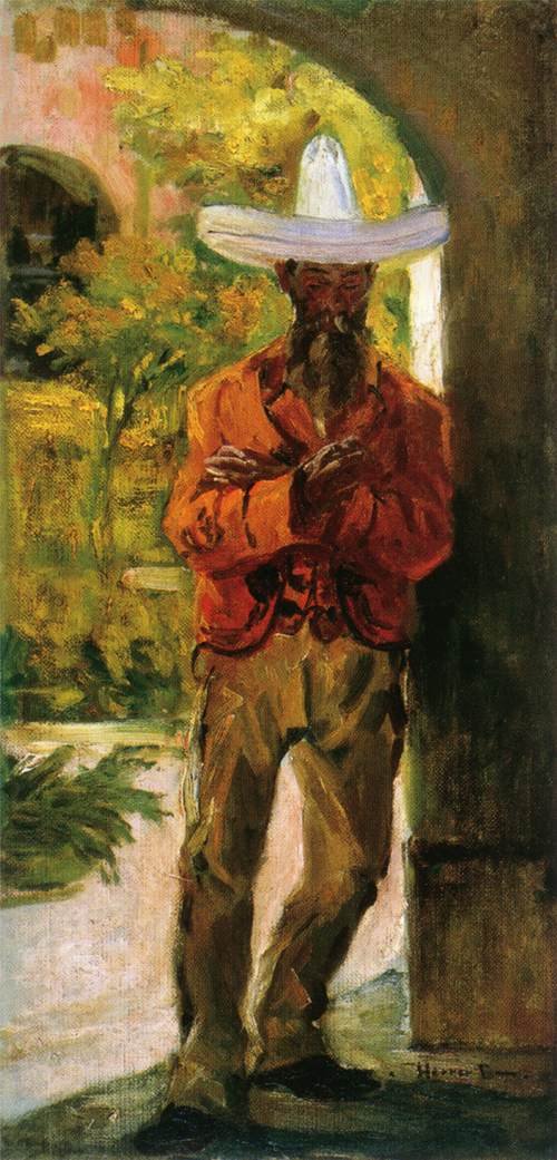 şapkalı adam by Cesar Herrer
