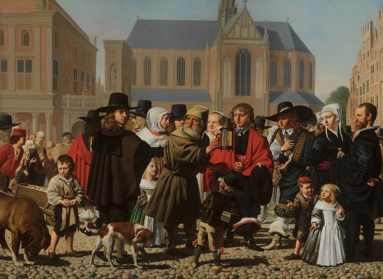 Diogenes Dürüst Bir Adam Arıyor, 1652 by Cesar Boetius van Everdingen