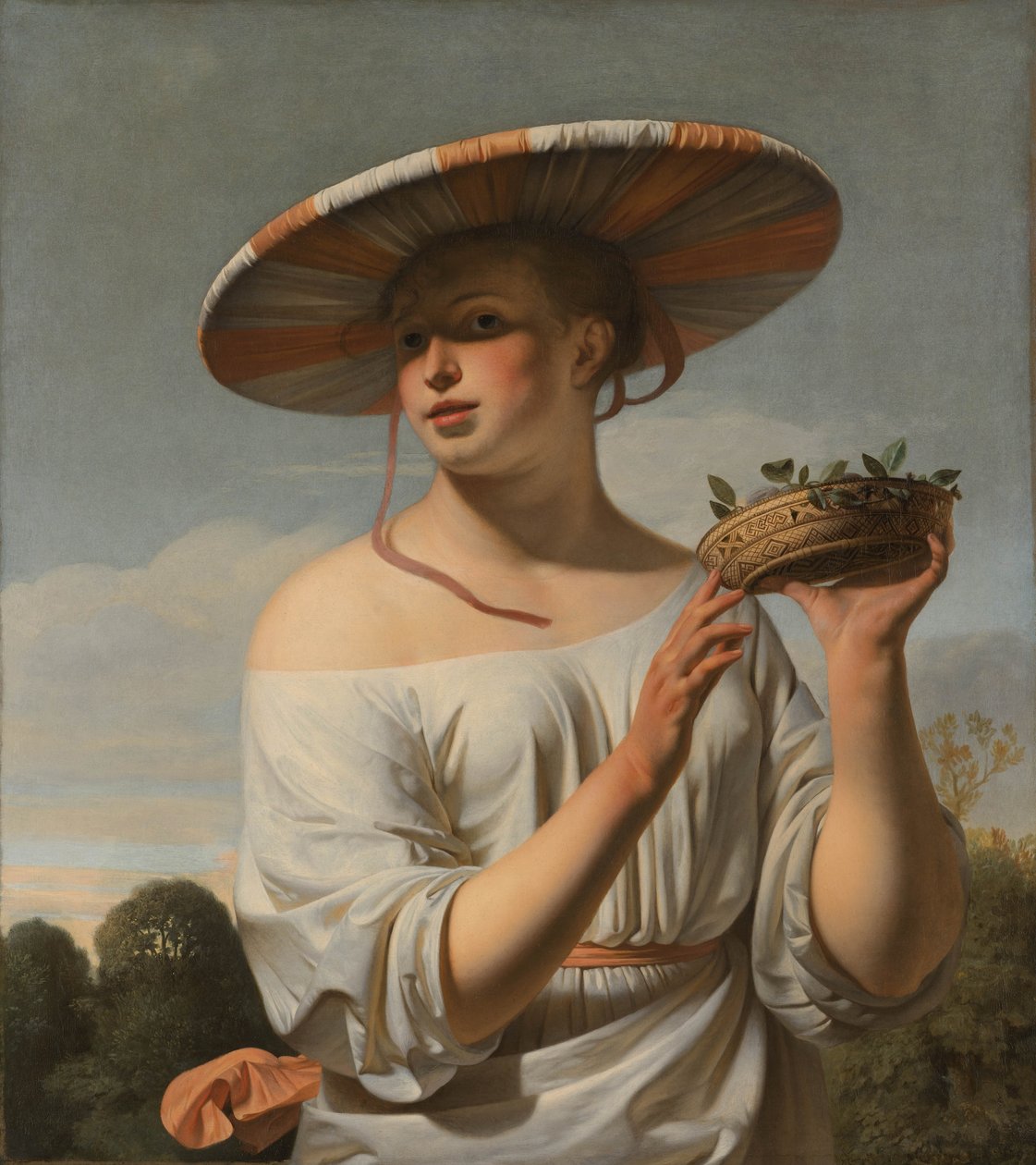 Büyük Şapkalı Kız, 1645-1648 by Cesar Boetius van Everdingen