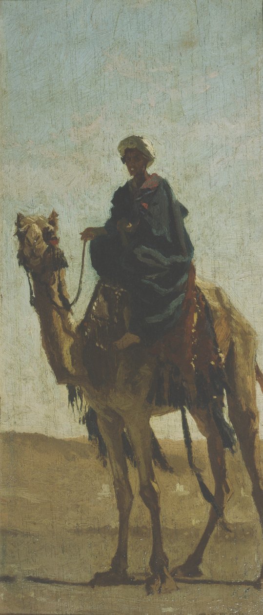 Çölde deve sürücüleri by Cesare Biseo