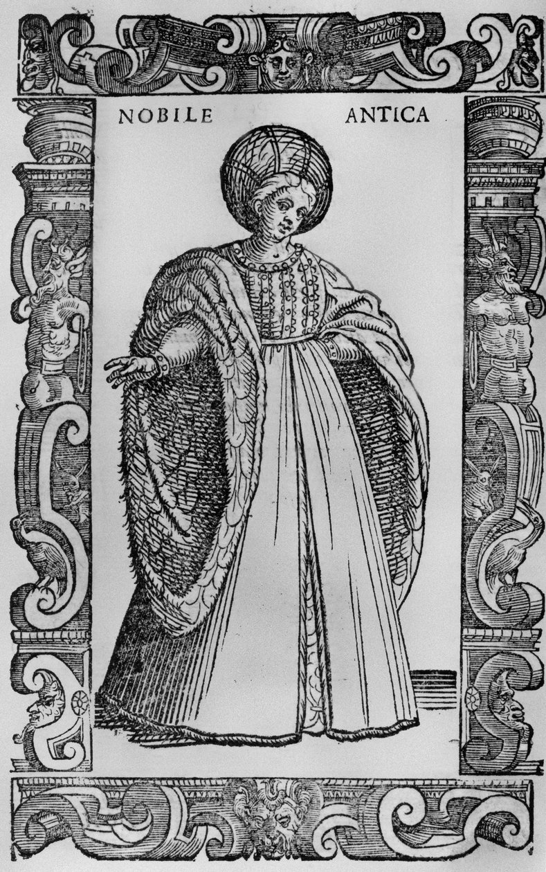 Sir Nicholas Poins (aquatint) by Cesare Vecellio