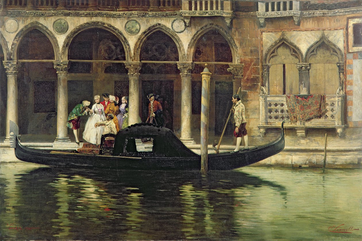 ದಿ ಡಿಪಾರ್ಚರ್ಸ್, 1890 ಟರ್ಕ್ by Cesare Vianello