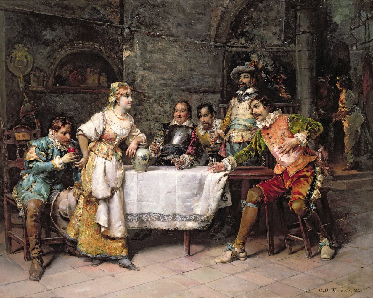 Bilinmeyen resim by Cesare Auguste Detti