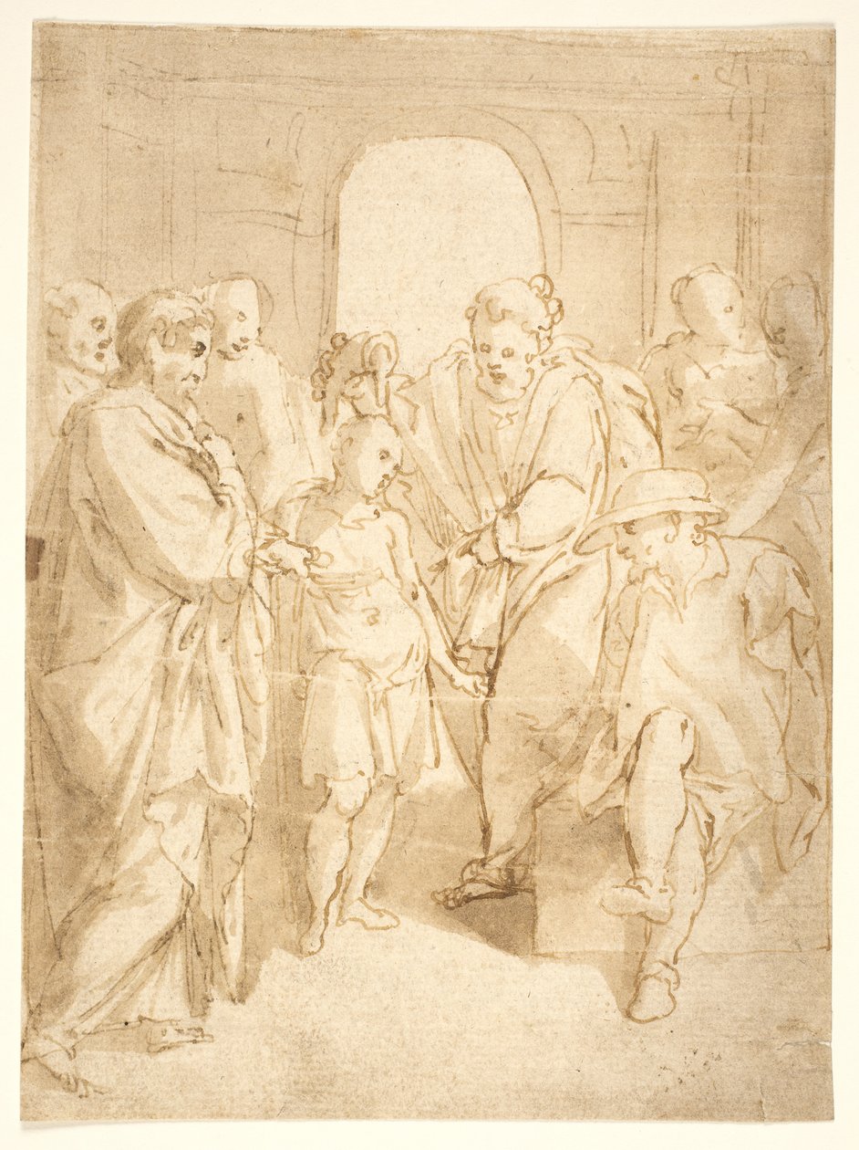 Davud, Samuel tarafından meshedildi by Cesare Nebbia
