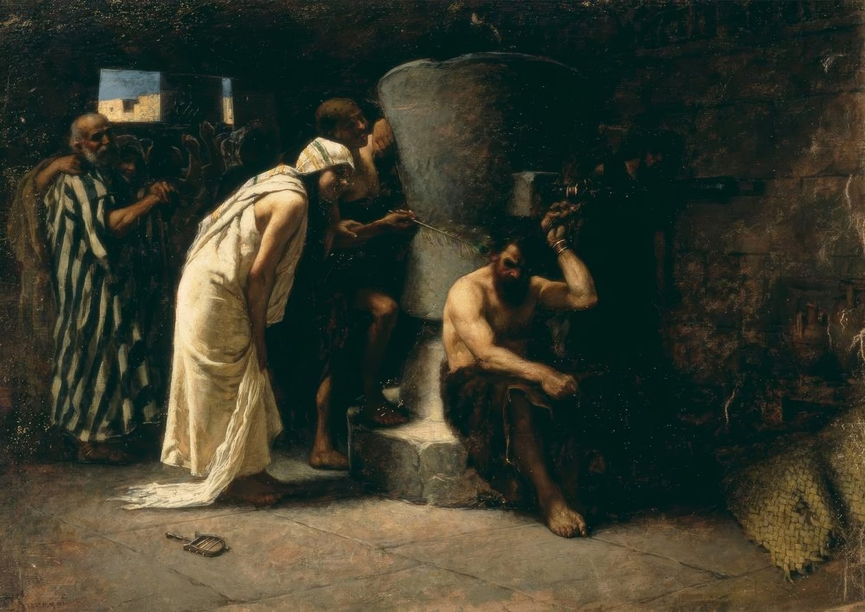 C. Saccaggi, Simson değirmende by Cesare Saccaggi