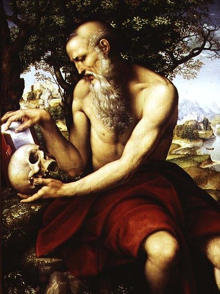 Aziz Jerome, c.1507-12 (panelde yağ) by Cesare da Sesto