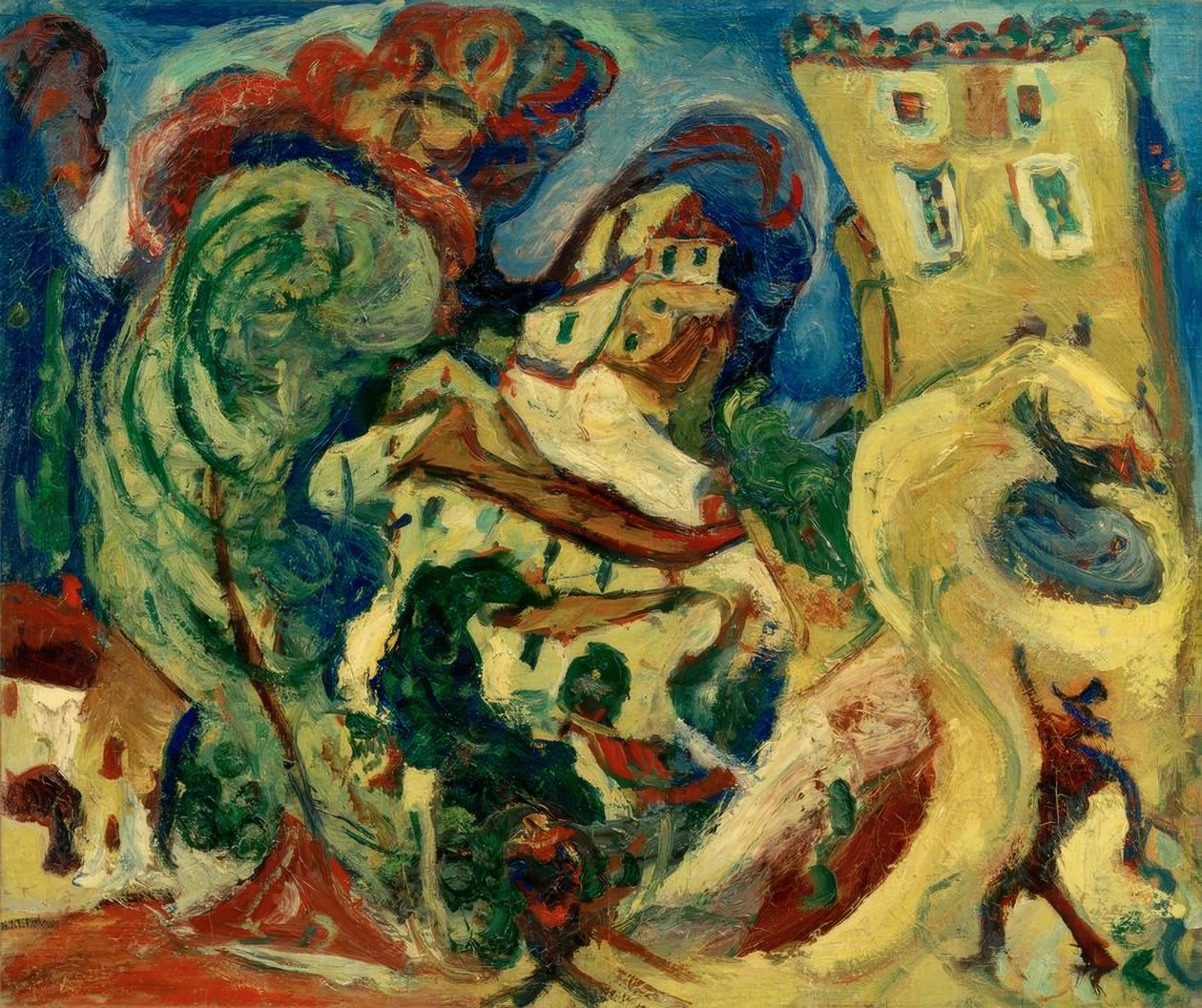 Bölüm Soutine, Cagnes Yakınındaki Manzara by Chaim Soutine