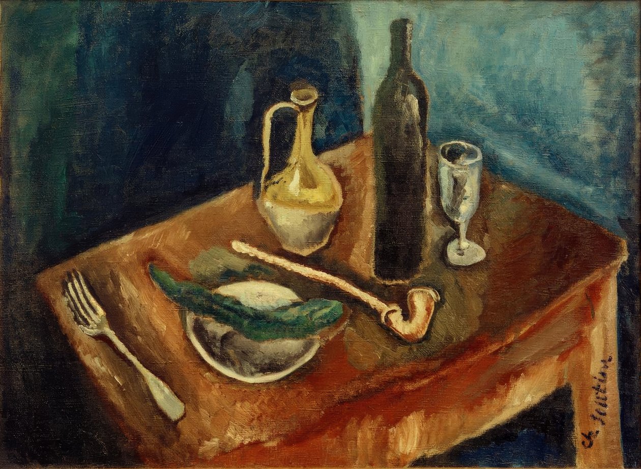 Ch. Soutine, pipolu natürmort by Chaim Soutine
