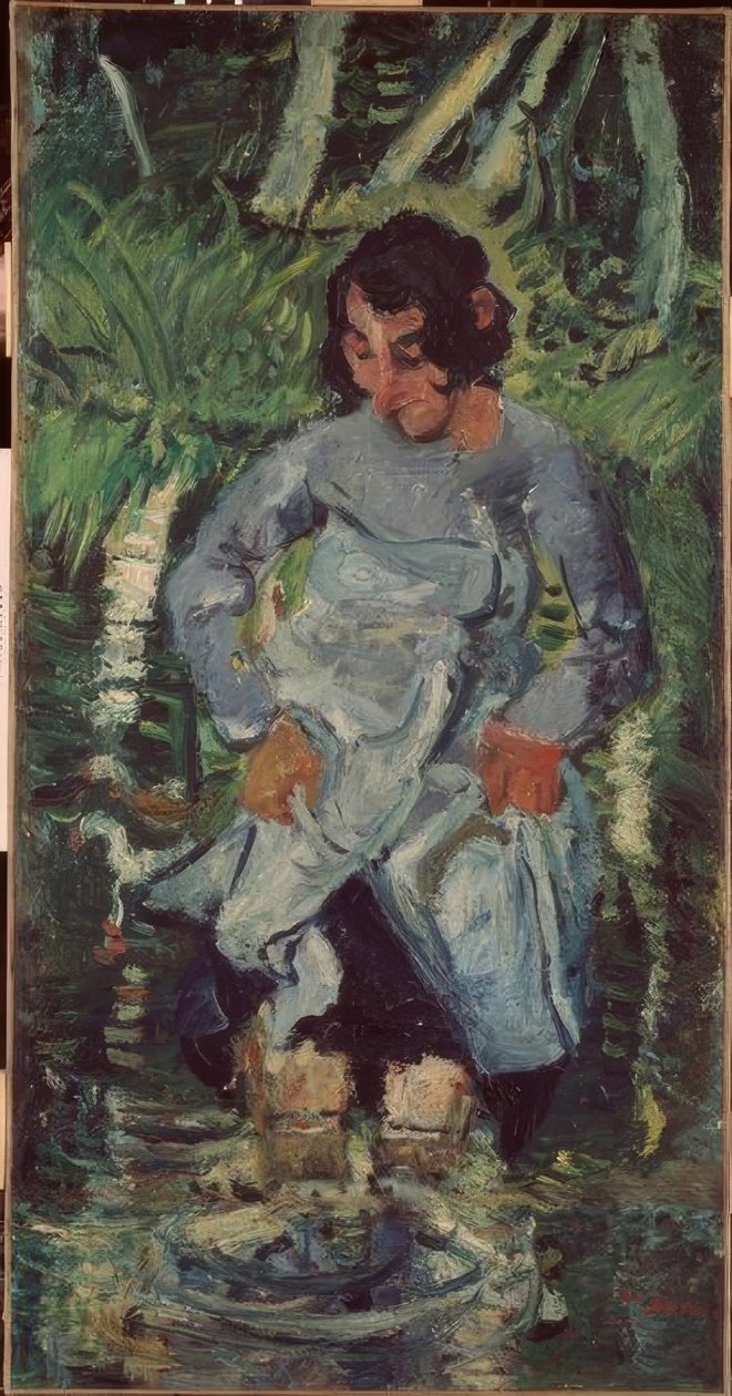suya giren kadın by Chaim Soutine