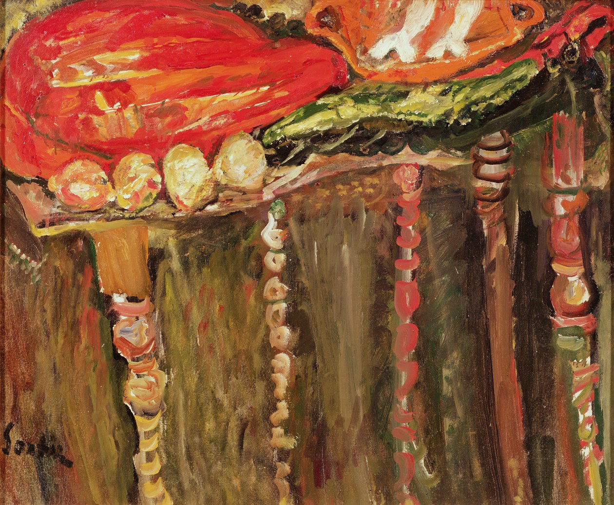 Bir Parça Çiğ Etli Natürmort, 1924 dolayları by Chaim Soutine