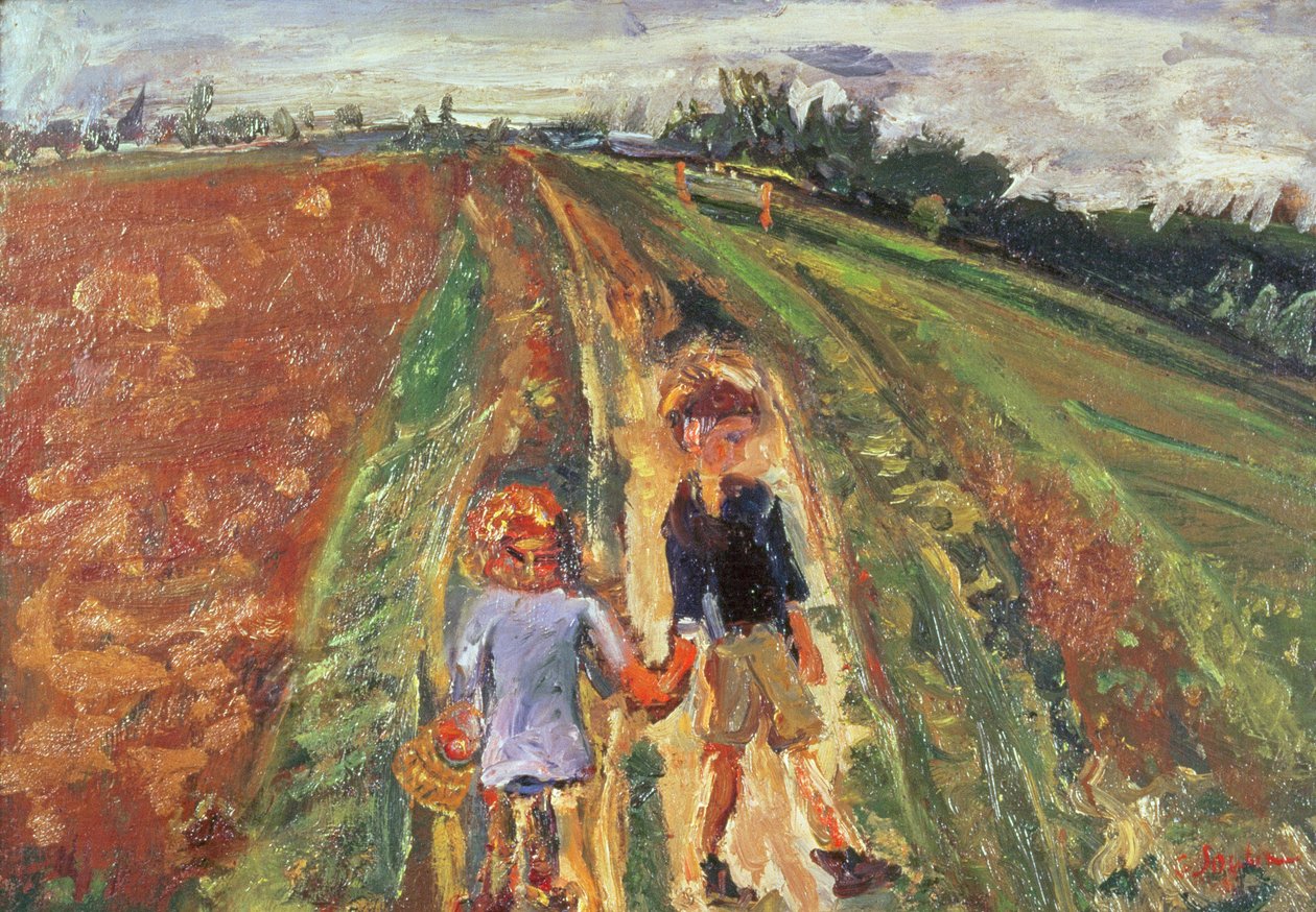 Bir Yolda İki Çocuk, 1939 by Chaim Soutine