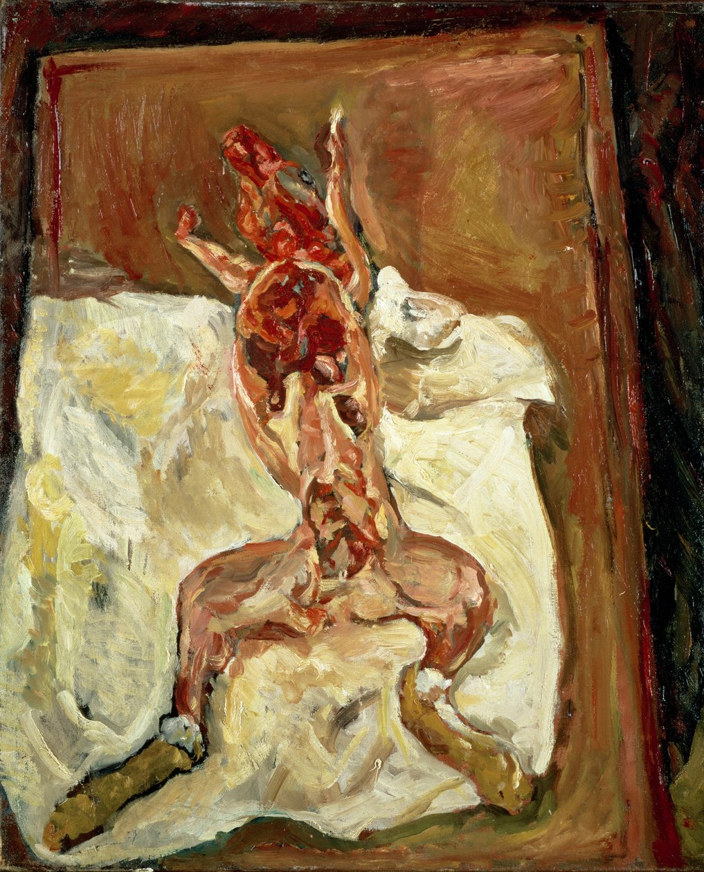 Yüzülmüş Tavşan, c.1921 (tuval üzerine yağlı boya) by Chaim Soutine