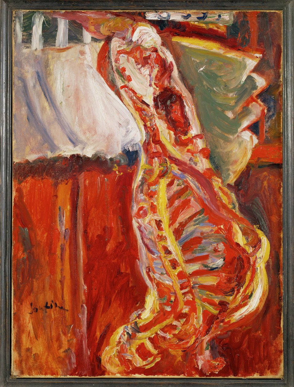 Sığır etinin yarım tarafı, c.1922-23 (tuval üzerine resim) by Chaim Soutine