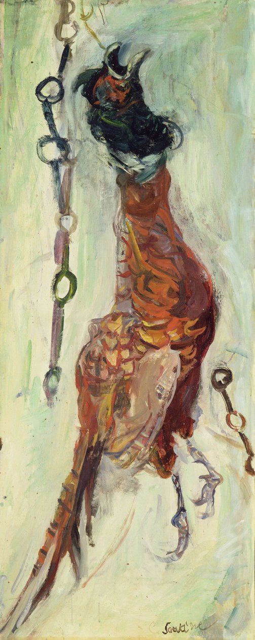 Asılı Sülün, c.1925-30 (tuval üzerine yağlı boya) by Chaim Soutine