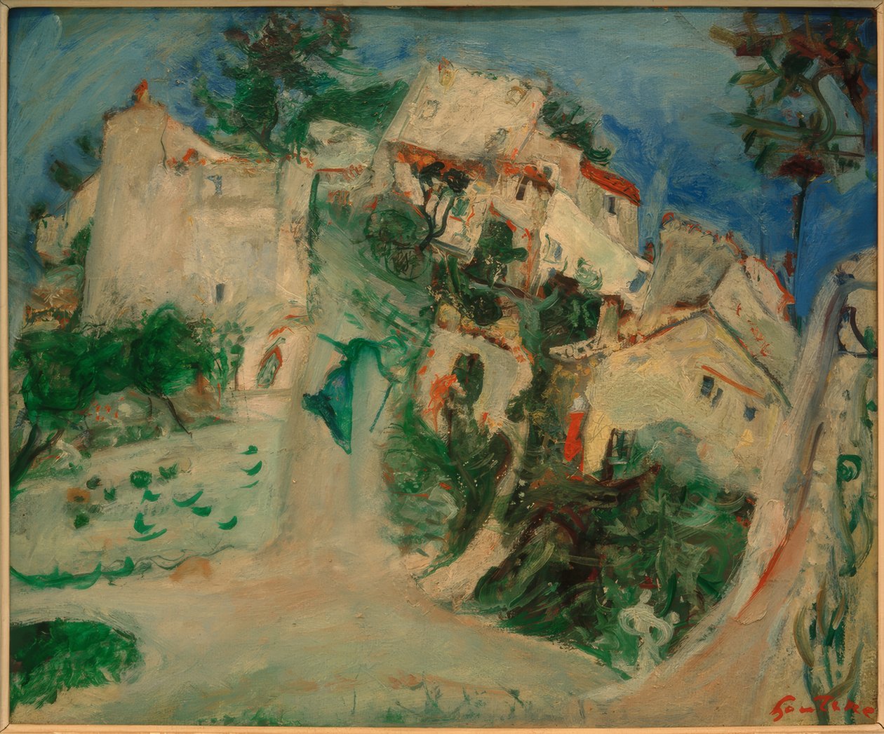 Cagnes yakınlarındaki manzara by Chaim Soutine