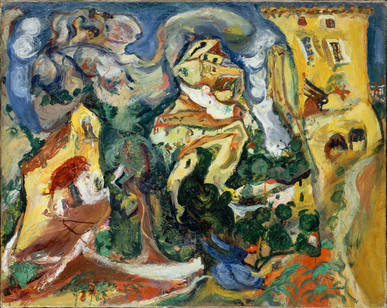 Köy, 1923 civarı. by Chaim Soutine