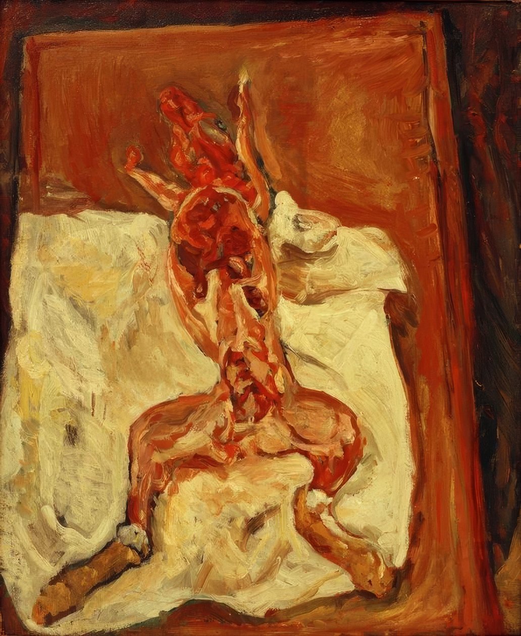derisi yüzülmüş tavşan by Chaim Soutine