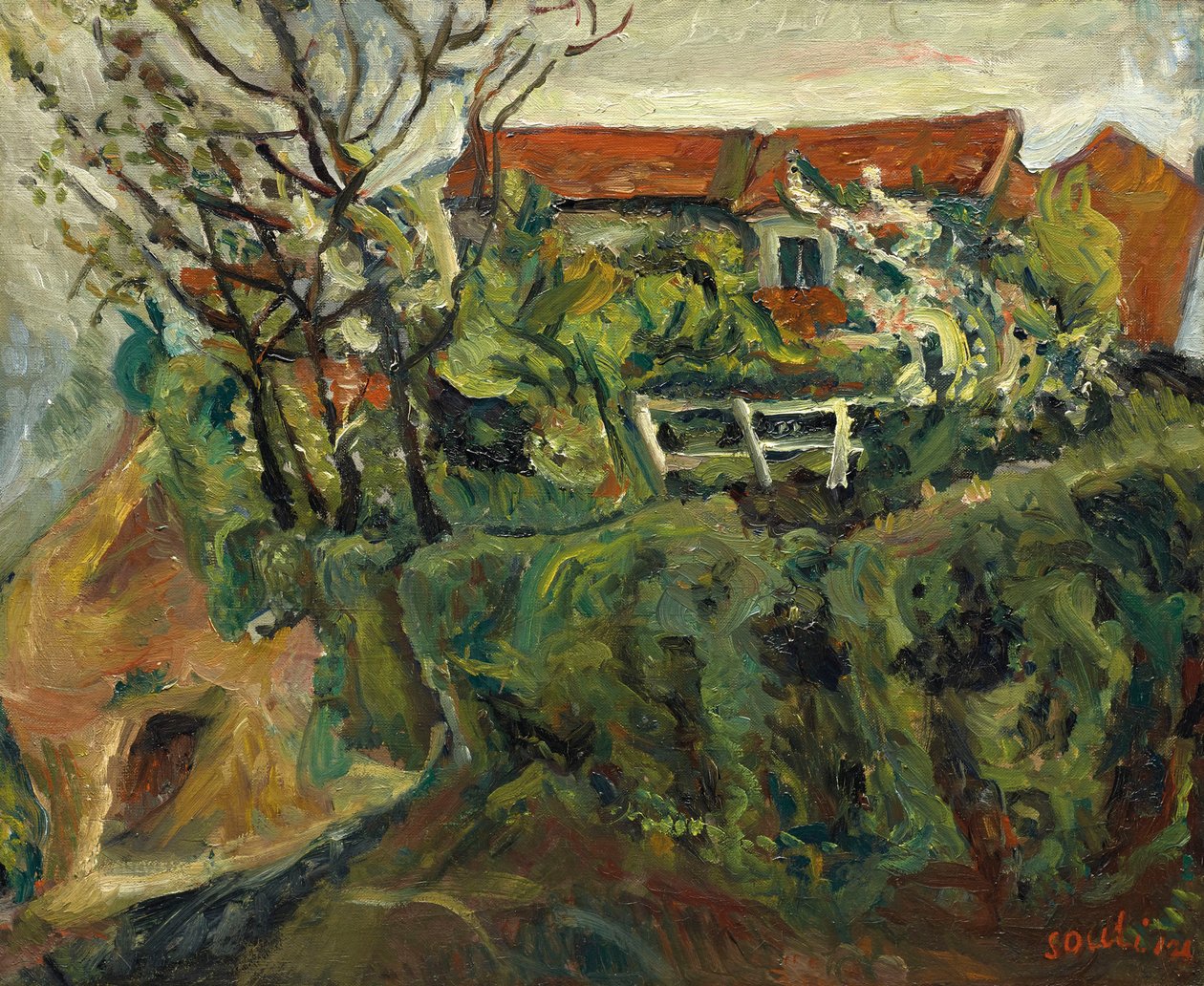Manzaradaki Evler, 1918-1919 civarı. by Chaim Soutine
