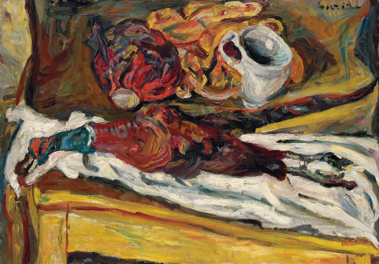 Lahanalı Sülün; Lahana sülün, 1926-1927 by Chaim Soutine