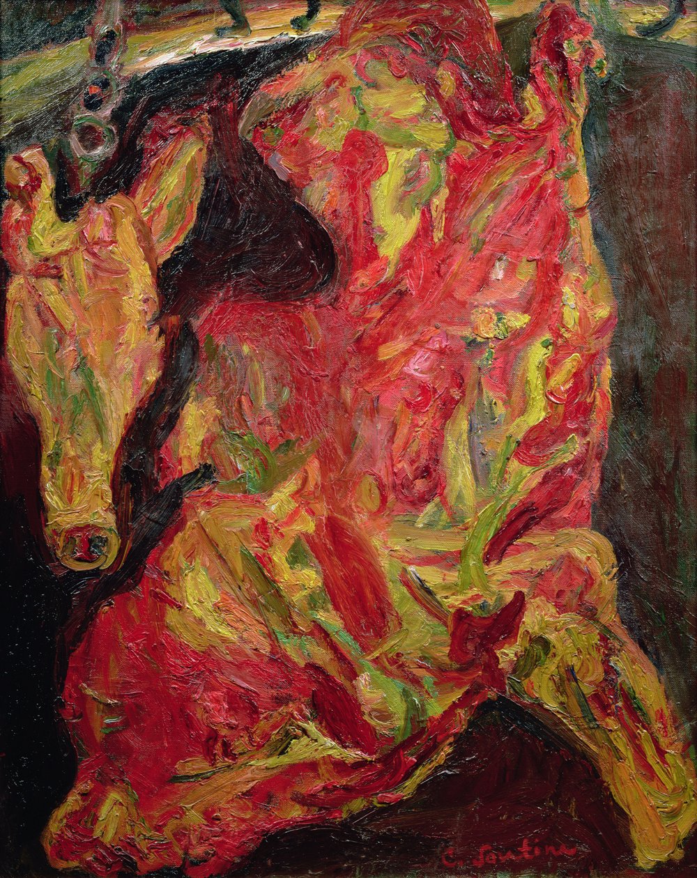 Dana ve Dana Başının Yanı, 1925 by Chaim Soutine