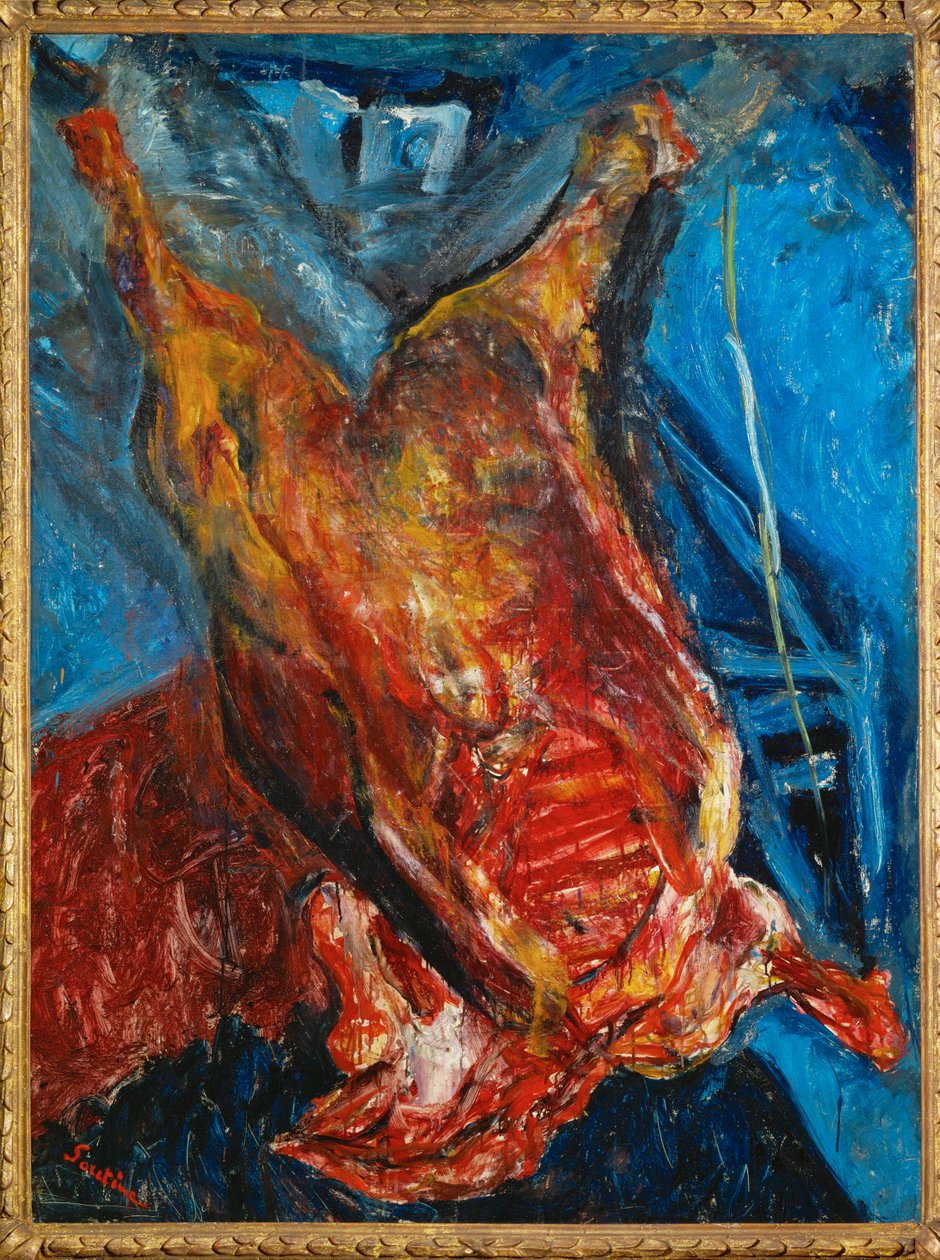 Kesilmiş öküz, c.1925 (tuval üzerine yağlıboya) by Chaim Soutine