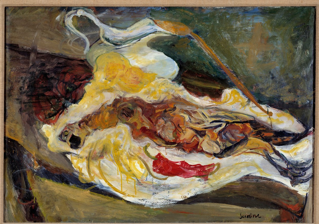 Sülün Resimli Natürmort Chaim Soutine (1893-1943) 20. yüzyıl. karartmak 0,64 x 0,92m Paris, Musee de l