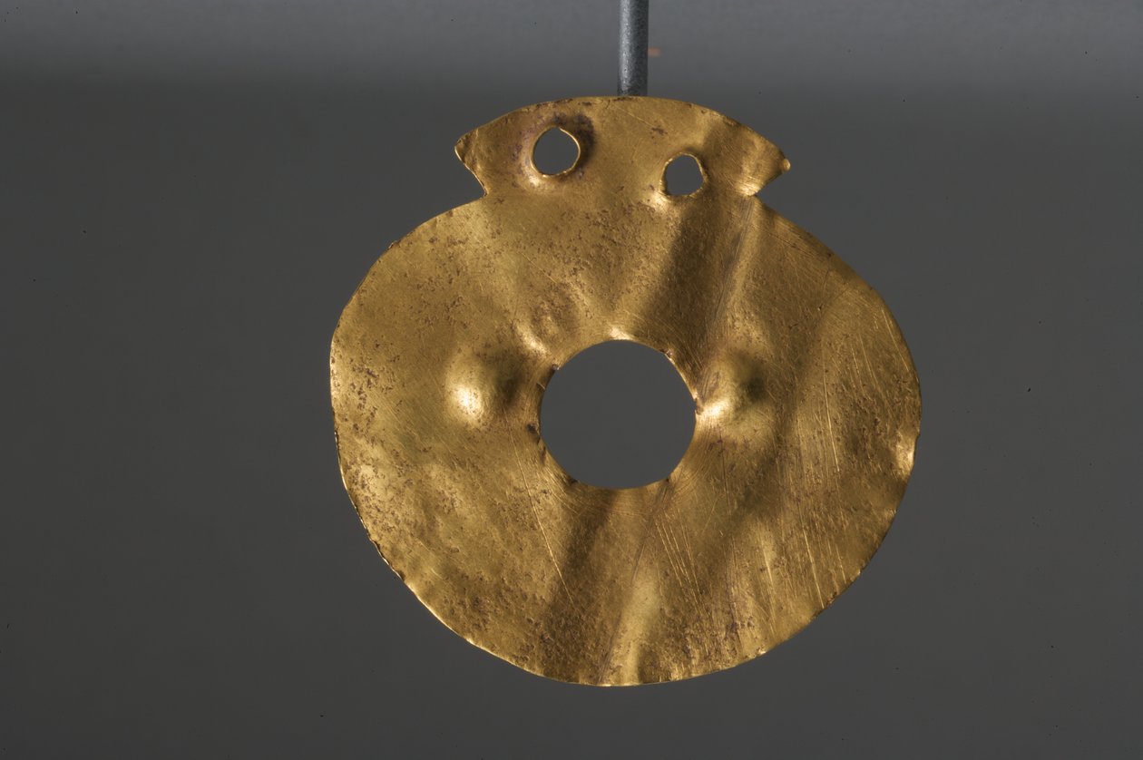Karpat stilize tanrıça, Bakır Çağı (altın) by Chalcolithic